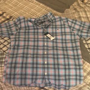 Tucker shirt deep sea madras in harbor cay